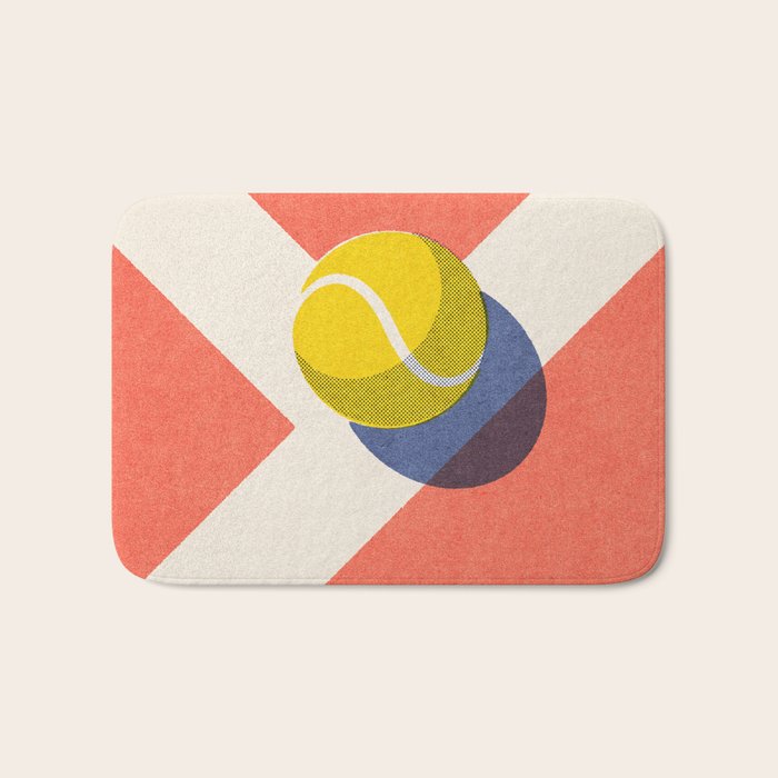 BALLS / Tennis - clay court II Bath Mat Gallery Image 1