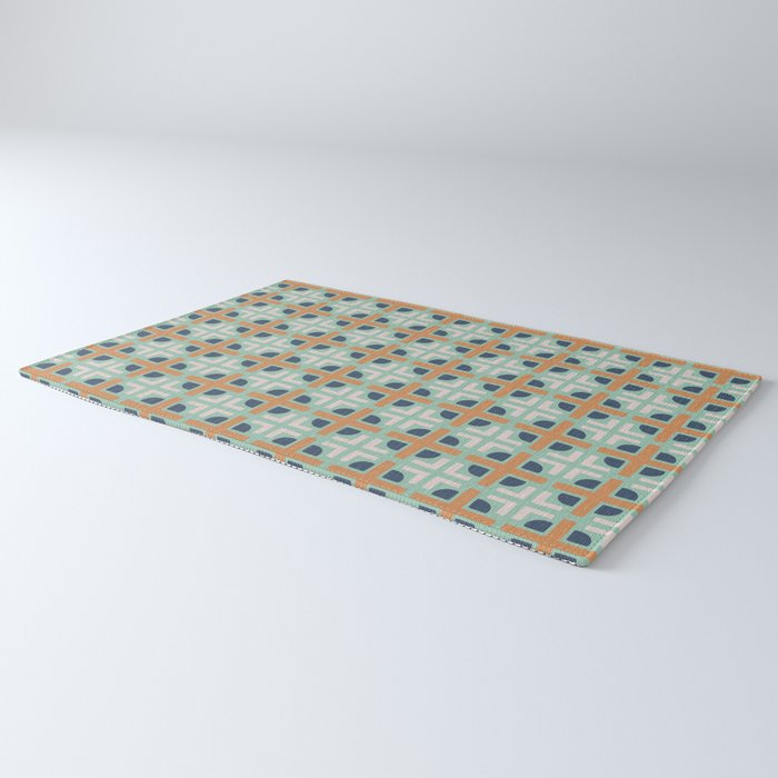 Retro Tile Rug Gallery Image 3