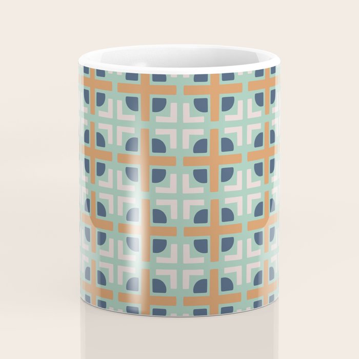 Retro Tile Coffee Mug Gallery Image 4