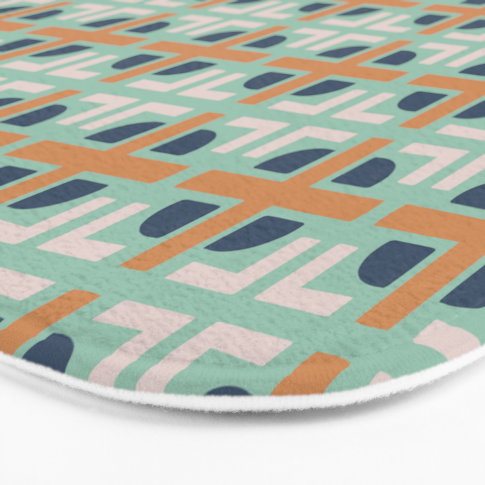 Retro Tile Bath Mat Gallery Image 3
