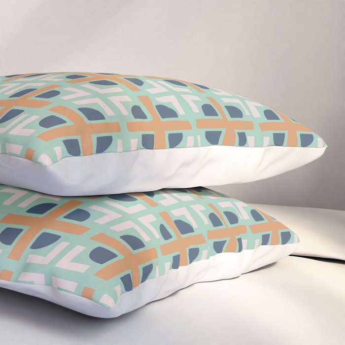 Retro Tile Pillow Sham Gallery Image 3