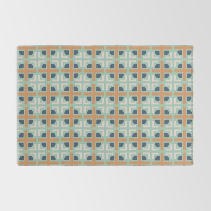 Retro Tile Rug Gallery Image 2