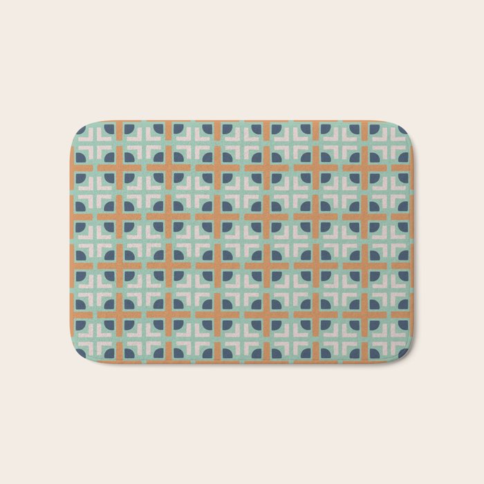 Retro Tile Bath Mat Gallery Image 1