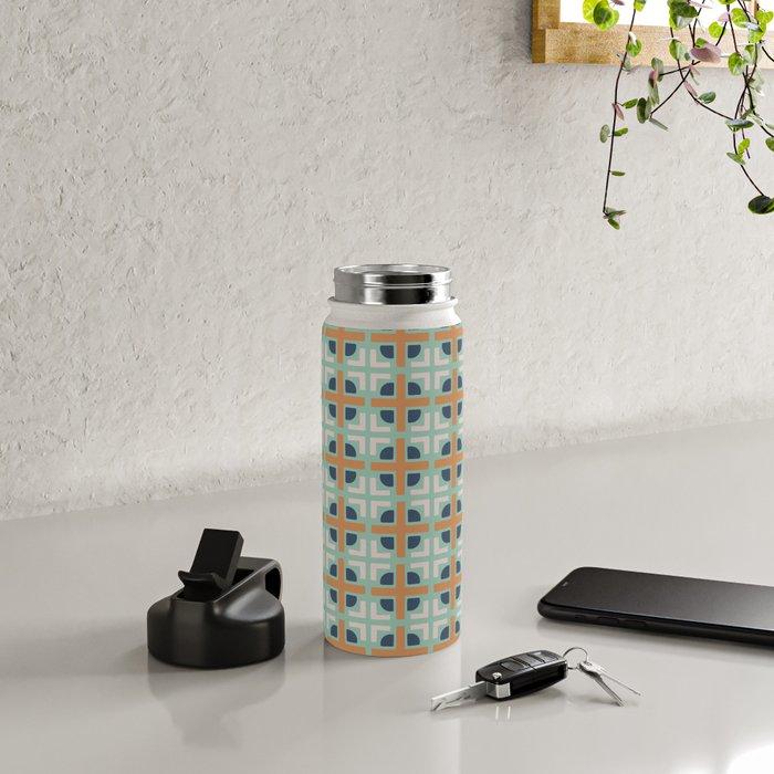 Retro Tile Water Bottle Gallery Image 4