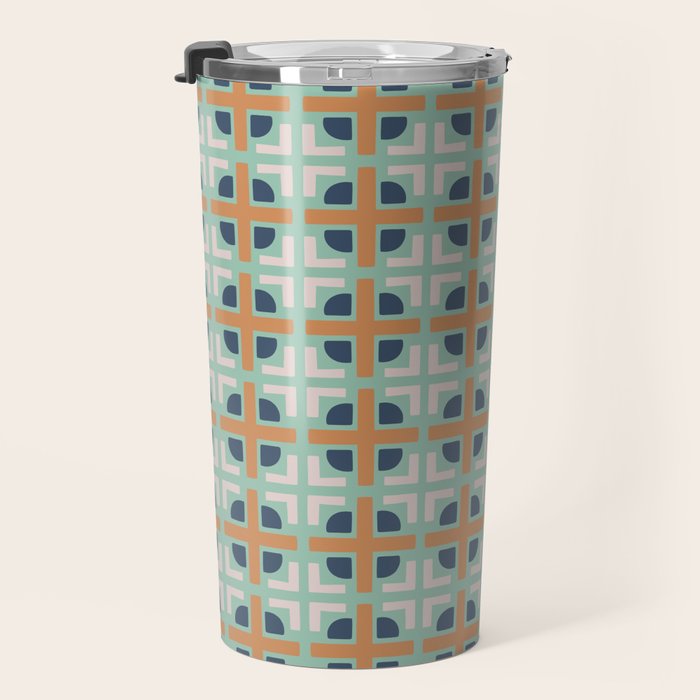 Retro Tile Travel Mug Gallery Image 3