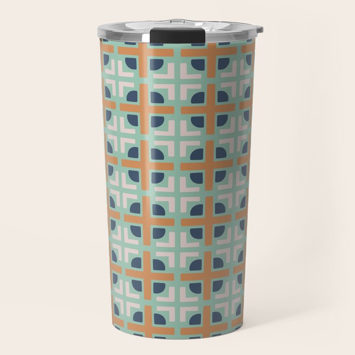 Retro Tile Travel Mug Gallery Image 1