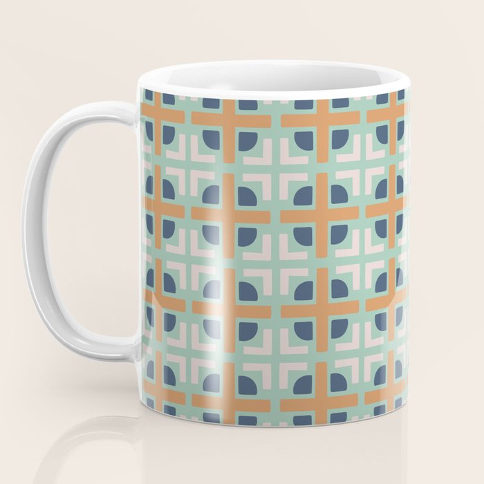 Retro Tile Coffee Mug Gallery Image 3