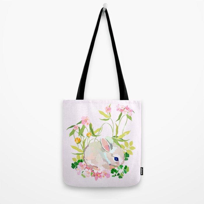 springtime bunny Tote Bag Gallery Image 2