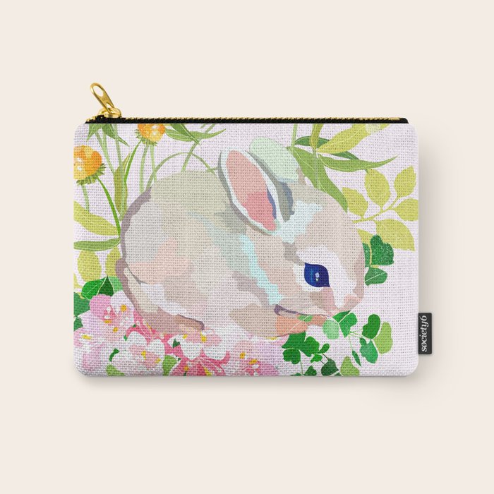 springtime bunny Carry All Pouch Gallery Image 1