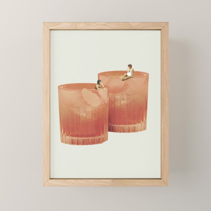 Holiday in a glass 3 Mini Art Print Gallery Image 1