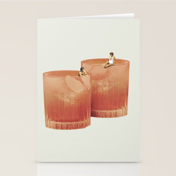 Holiday in a glass 3 Stationery Card Gallery Image 2