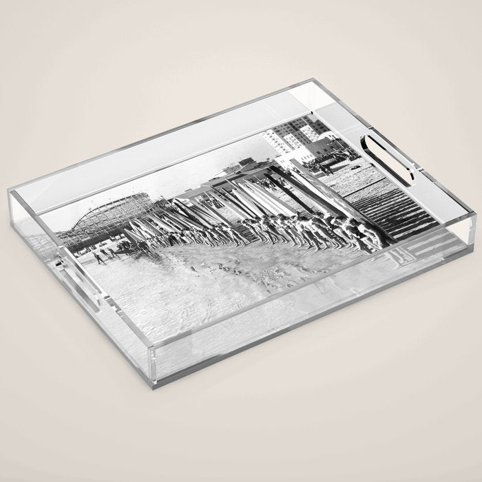 Long Beach Surf Contest 1930s Acrylic Tray Gallery Image 1
