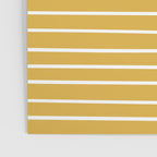 Colorful Stripes, Mustard Yellow and White, Abstract Art Poster Gallery Image 3