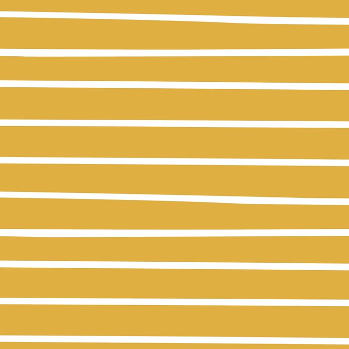 Colorful Stripes, Mustard Yellow and White, Abstract Art Coffee Mug Gallery Image 2