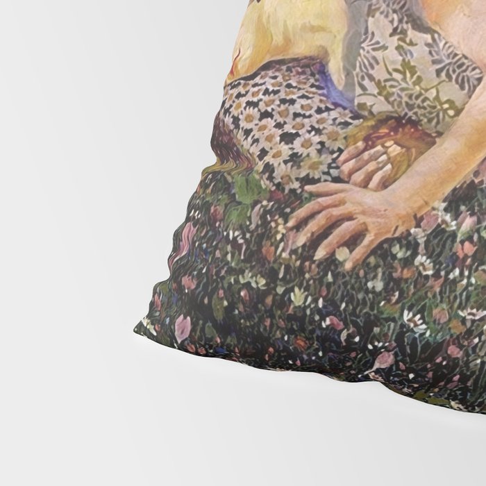 Felice Casorati âIl Sogno Del Melogranoâ (The Dream of the Pomegranate), 1912 Pillow Sham Gallery Image 4