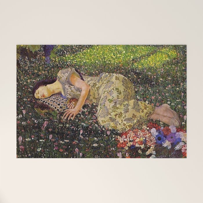 Felice Casorati âIl Sogno Del Melogranoâ (The Dream of the Pomegranate), 1912 Welcome Mat Gallery Image 1