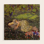 Felice Casorati âIl Sogno Del Melogranoâ (The Dream of the Pomegranate), 1912 Wood Wall Art Gallery Image 1
