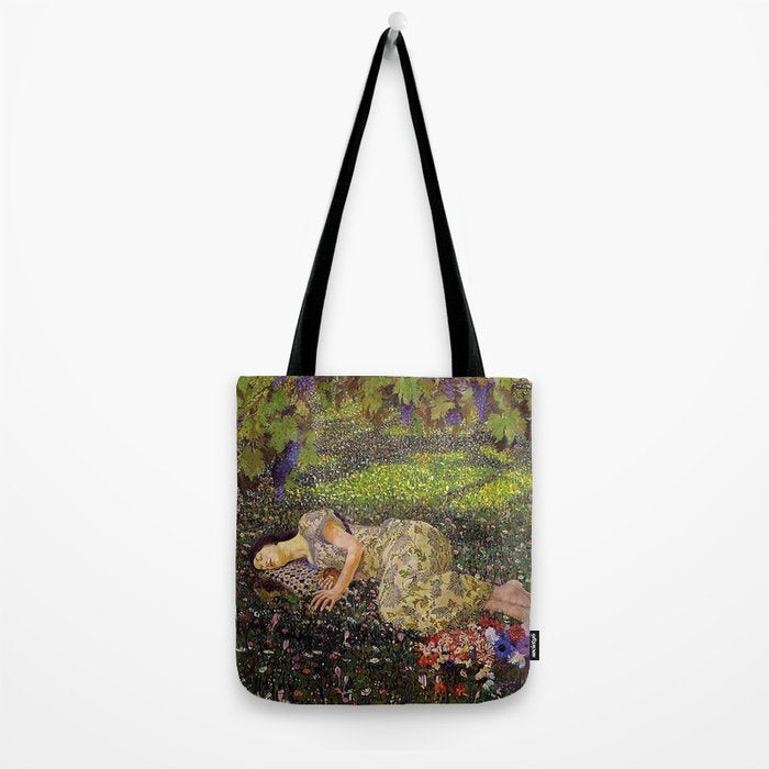 Felice Casorati âIl Sogno Del Melogranoâ (The Dream of the Pomegranate), 1912 Tote Bag Gallery Image 2