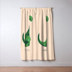 Lonely loch ness monster (loch-li-ness) Window Curtain Gallery Image 3