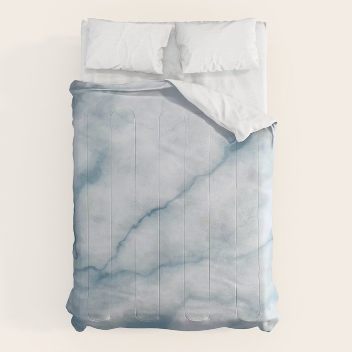 Light blue marble texture Comforter Gallery Image 1