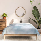 Light blue marble texture Comforter Gallery Image 3