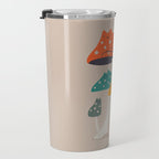 Cat and Plant 47: Mushroom Cats Travel Mug Gallery Image 3