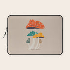 Cat and Plant 47: Mushroom Cats Laptop Sleeve Gallery Image 1
