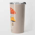 Cat and Plant 47: Mushroom Cats Travel Mug Gallery Image 2