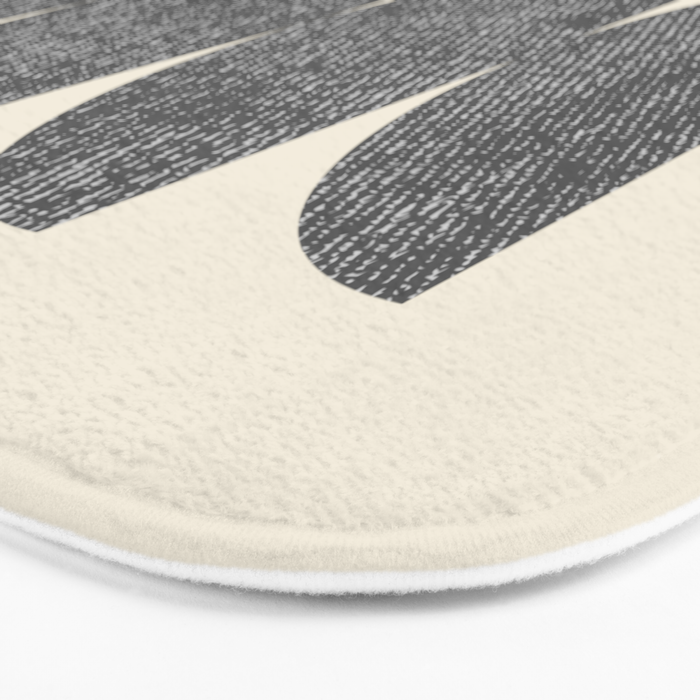 Half Circle 3 - Grey Bath Mat Gallery Image 3