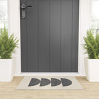 Half Circle 3 - Grey Welcome Mat Gallery Image 3