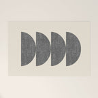 Half Circle 3 - Grey Welcome Mat Gallery Image 1