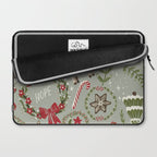 Magical Christmas - Sage Green Laptop Sleeve Gallery Image 2
