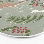 Magical Christmas - Sage Green Bath Mat Gallery Image 3
