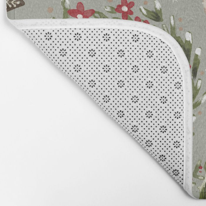 Magical Christmas - Sage Green Bath Mat Gallery Image 2