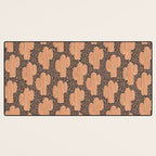 Sonora - terracotta, brown, and taupe Desk Mat Gallery Image 3