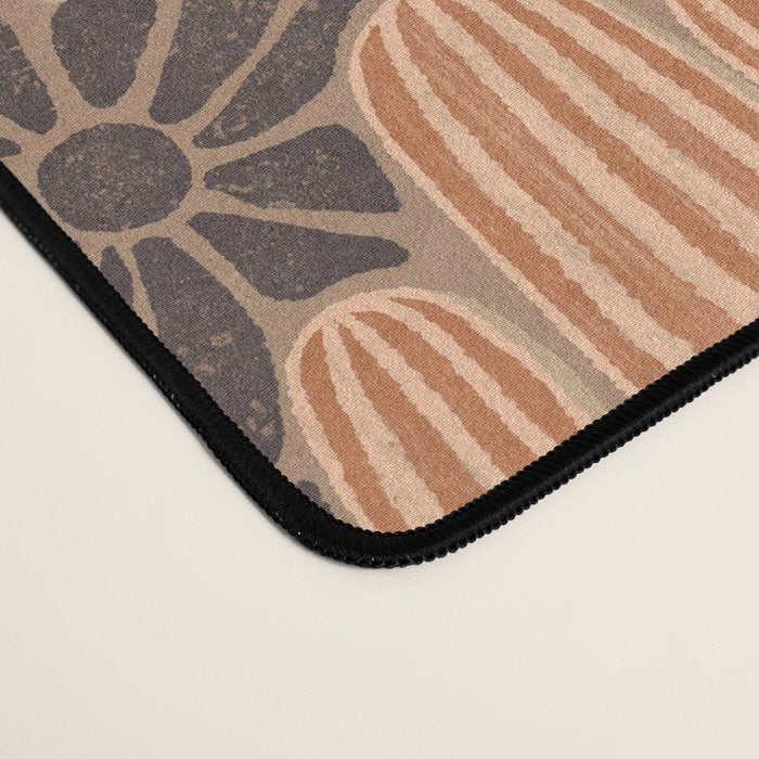 Sonora - terracotta, brown, and taupe Desk Mat Gallery Image 4
