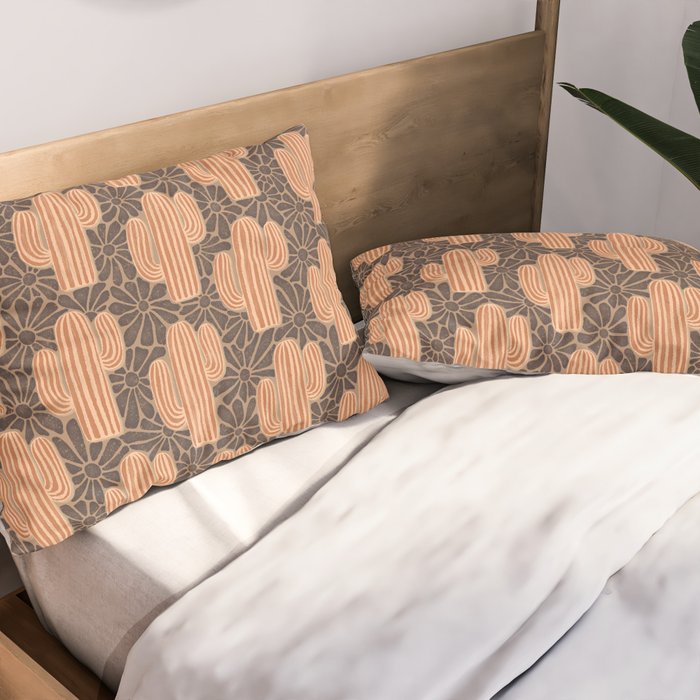 Sonora - terracotta, brown, and taupe Pillow Sham Gallery Image 2