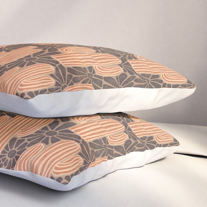 Sonora - terracotta, brown, and taupe Pillow Sham Gallery Image 3