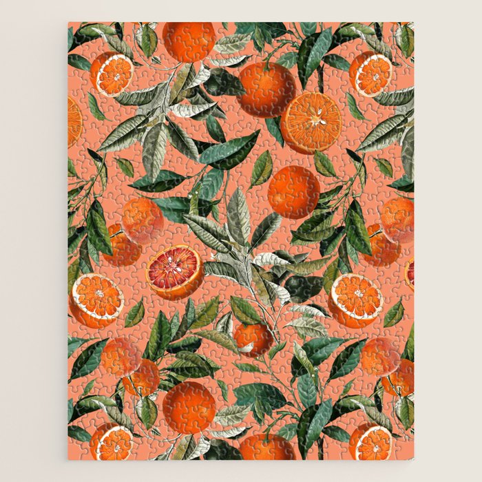 Vintage Fruit Pattern XII Jigsaw Puzzle Gallery Image 1
