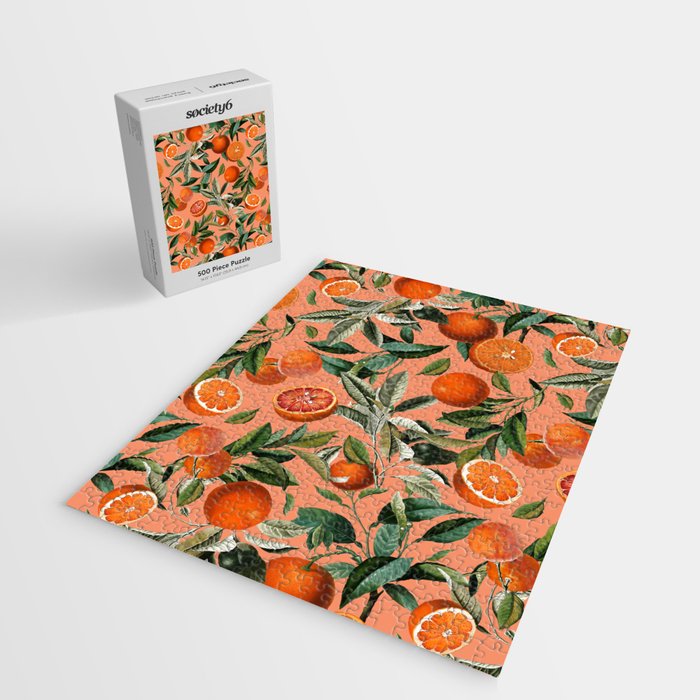 Vintage Fruit Pattern XII Jigsaw Puzzle Gallery Image 2