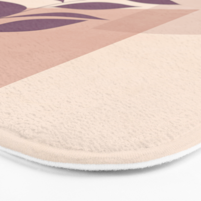 Minimal Abstract Art Plant 12 Bath Mat Gallery Image 3