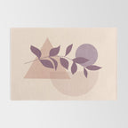 Minimal Abstract Art Plant 12 Rug Gallery Image 2
