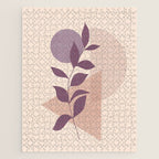 Minimal Abstract Art Plant 12 Jigsaw Puzzle Gallery Image 1