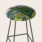 Canadian Landscape Franklin Carmichael Art Nouveau Post-Impressionism Stool Gallery Image 2