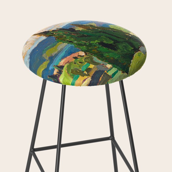 Canadian Landscape Franklin Carmichael Art Nouveau Post-Impressionism Stool Gallery Image 2