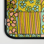 patchwork dreams retro flower quilt dreams of waves Laptop Sleeve Gallery Image 3