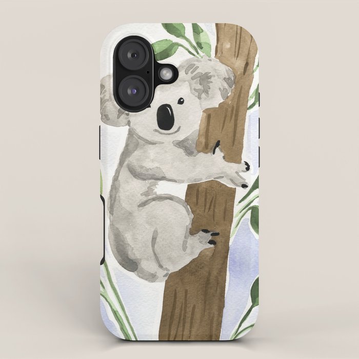 Happy Koala iPhone Case Gallery Image 1