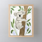Happy Koala Mini Art Print Gallery Image 1
