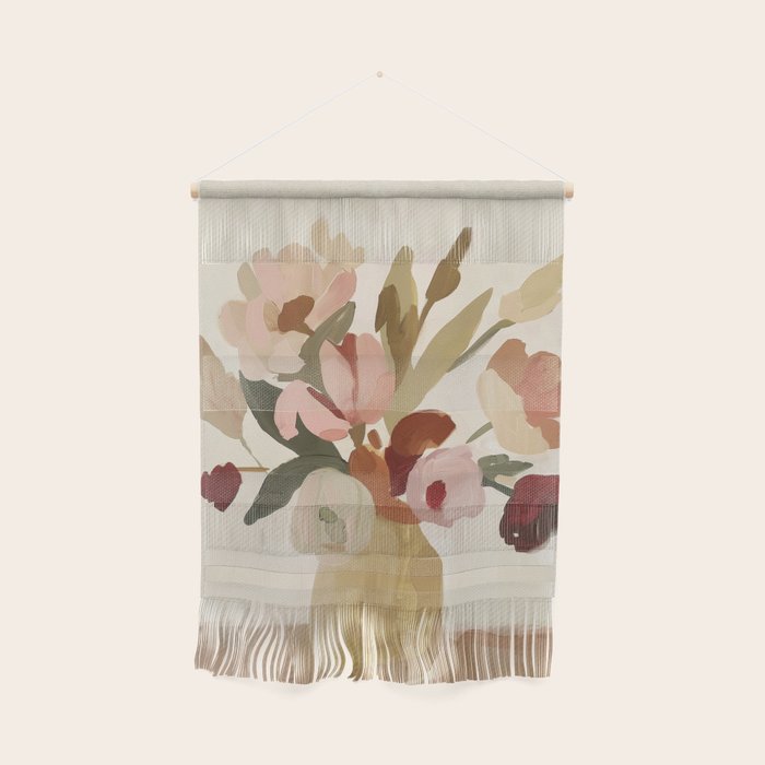 Soft Floral Still Life Wall Hanging Gallery Image 1