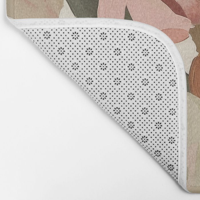 Soft Floral Still Life Bath Mat Gallery Image 2